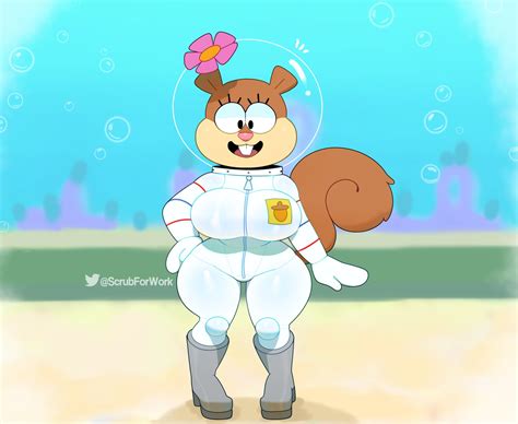 spongebob sandy butt|Sandy BIG Cheeks .